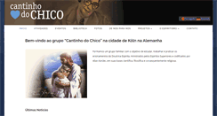 Desktop Screenshot of cantinho-do-chico.com