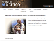 Tablet Screenshot of cantinho-do-chico.com